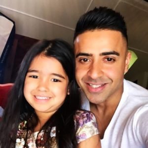 Jay Sean With His Daughter